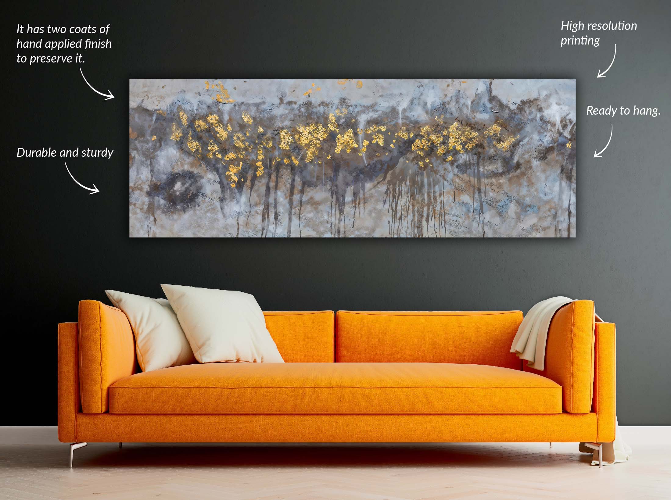 Wall art- Abstract Trees Canvas-Artwork