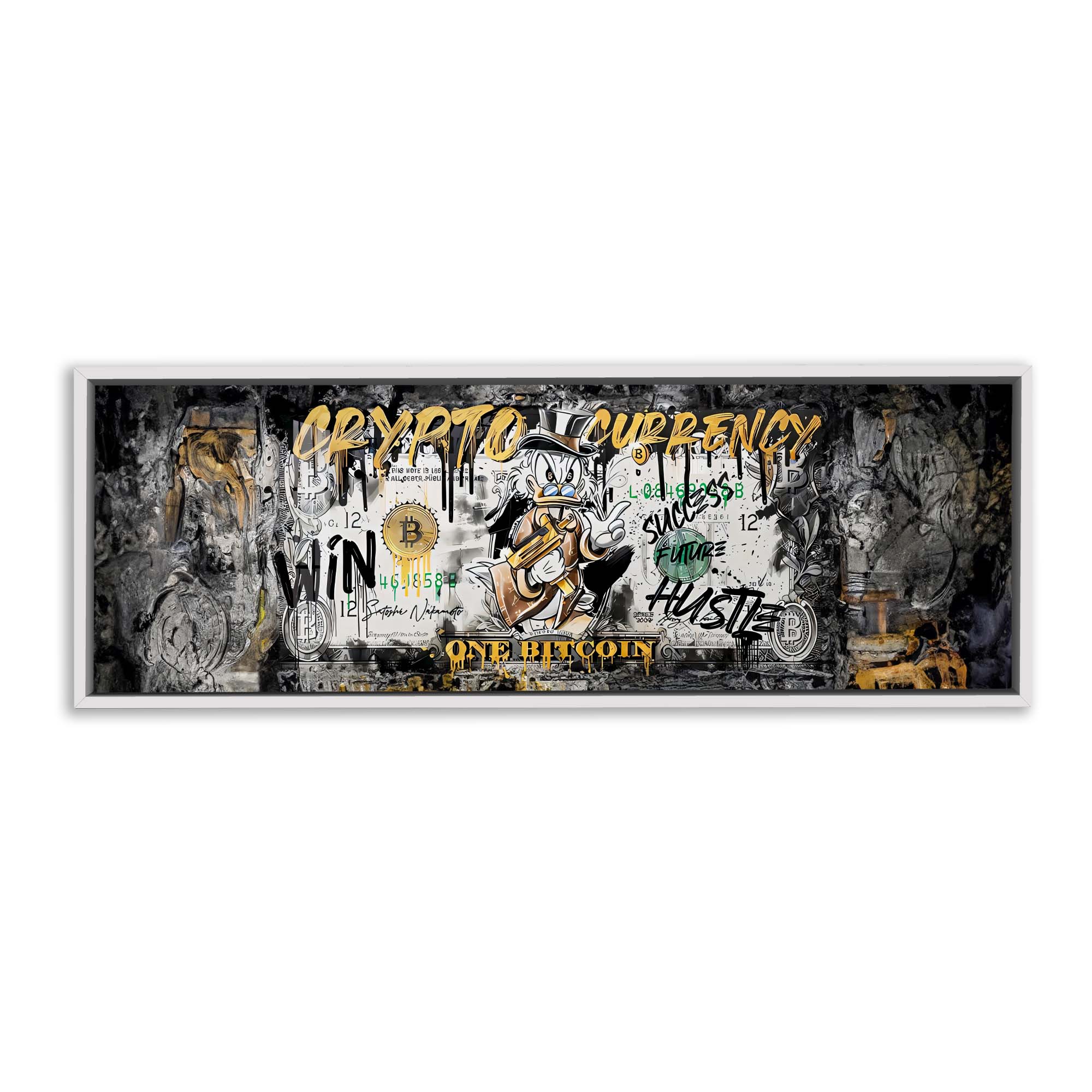 Wall art-Bitcoin Pop art-Canvas Printed