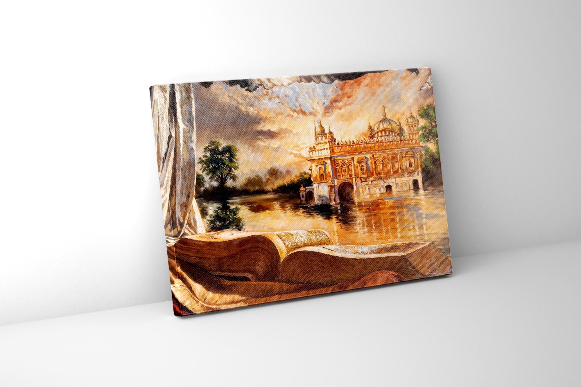 Ancient Golden temple gallery Wrap