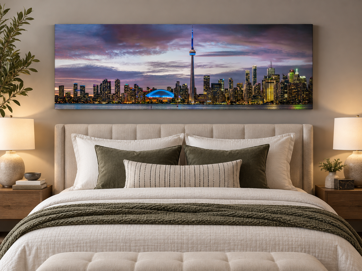 Toronto Sunset – cityscape wall art, additional artwork view 5