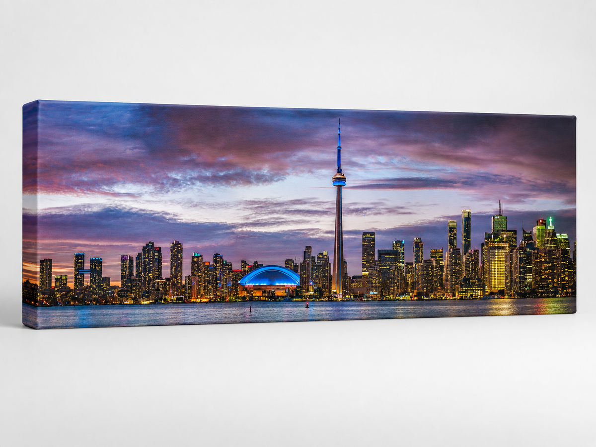 Toronto Sunset – cityscape wall art, additional artwork view 3