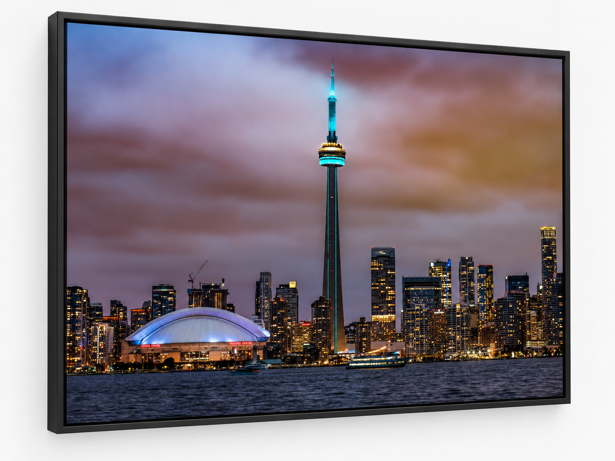 Toronto CN Tower & Rogers Centre – cityscape wall art, additional artwork view 5