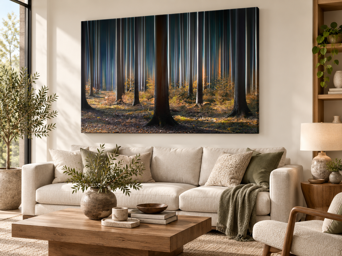 "Mystic Wood" Canvas Wall Art by Carsten Meyerdierks – landscape wall art, additional artwork view 10