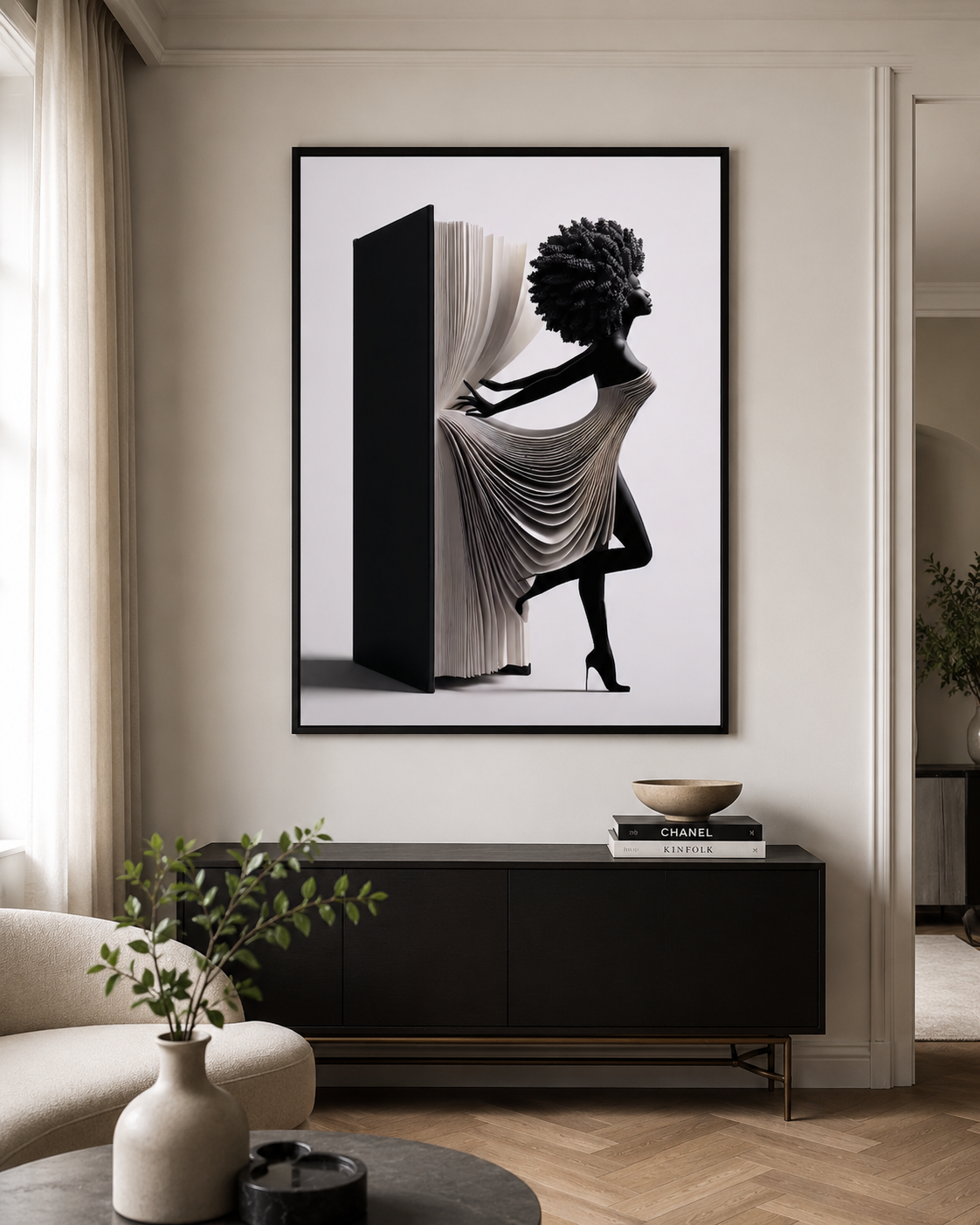 Wall Art New Chapter" 36" x 47" Fine Art Canvas