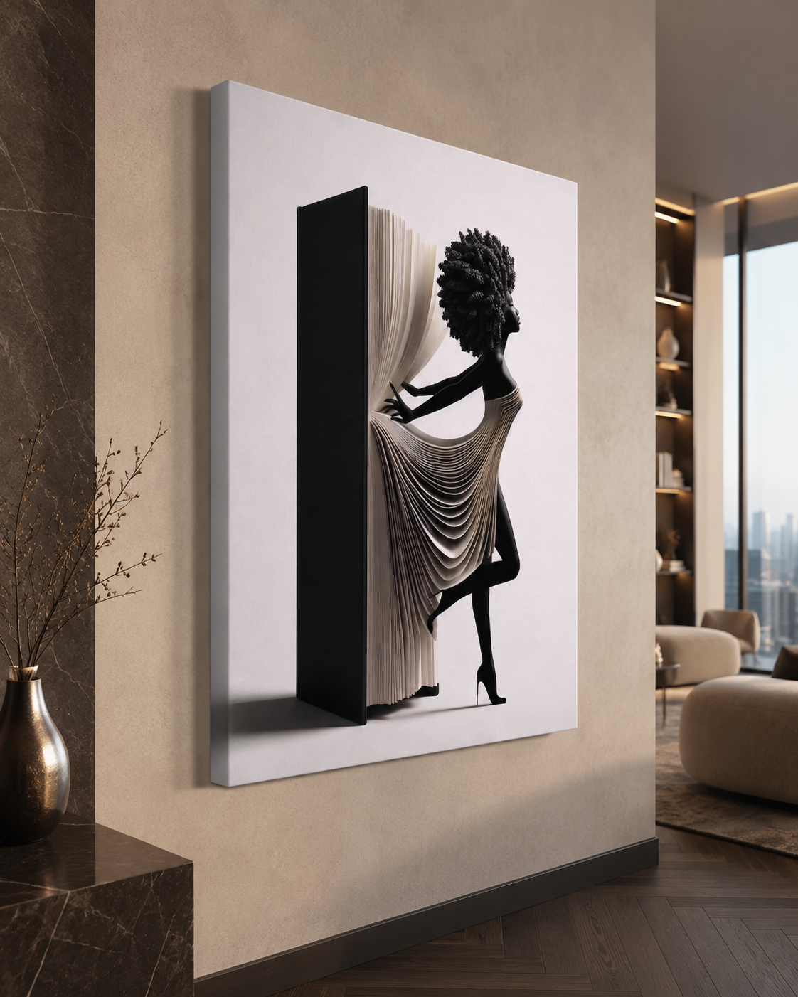 Wall Art New Chapter" 36" x 47" Fine Art Canvas