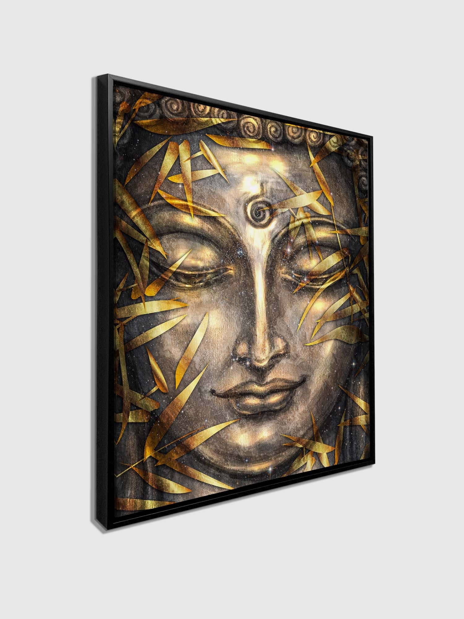 Wall Art -Canvas Pint Gold Buddha- Artwork
