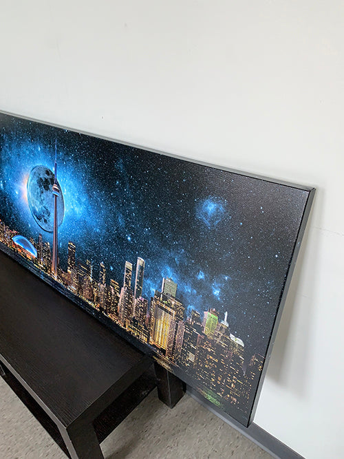 Toronto Skyline Moon-Cities Skyline- Wall art decor