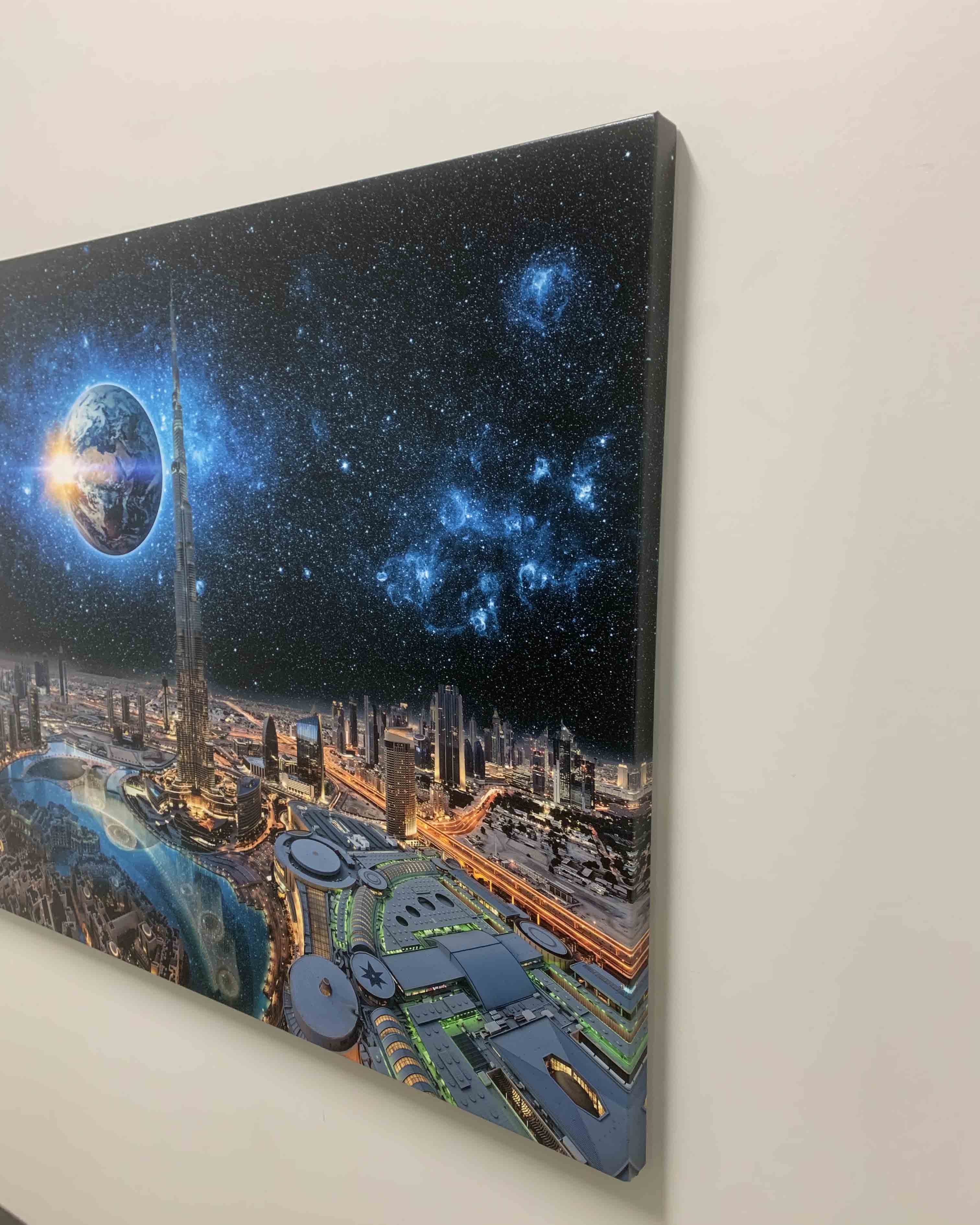 Wall Art-Dubai Concept-Canvas Print-Skyline