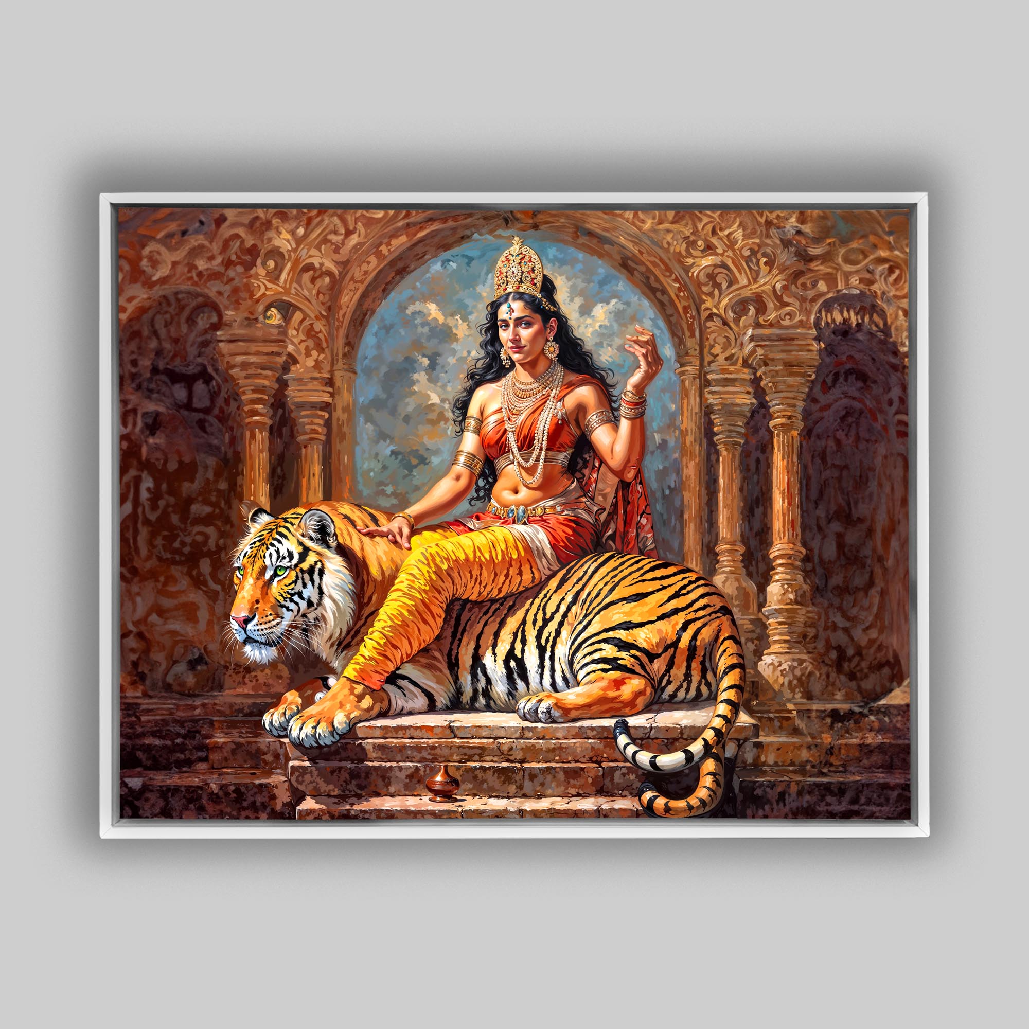 Indian Art-Parvati-Spiritual Wal Decor