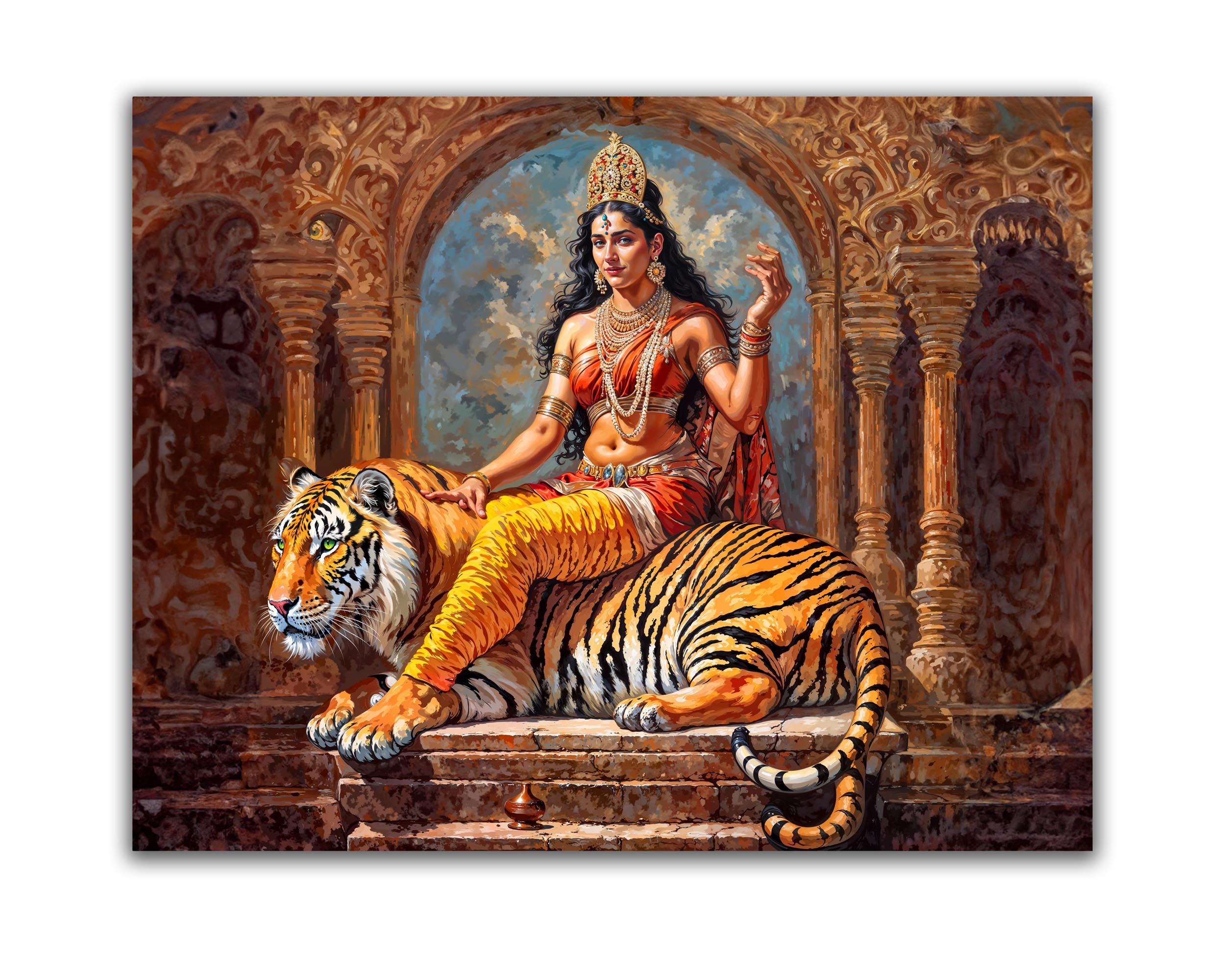 sample Parvati Canvas Print -Indian Art