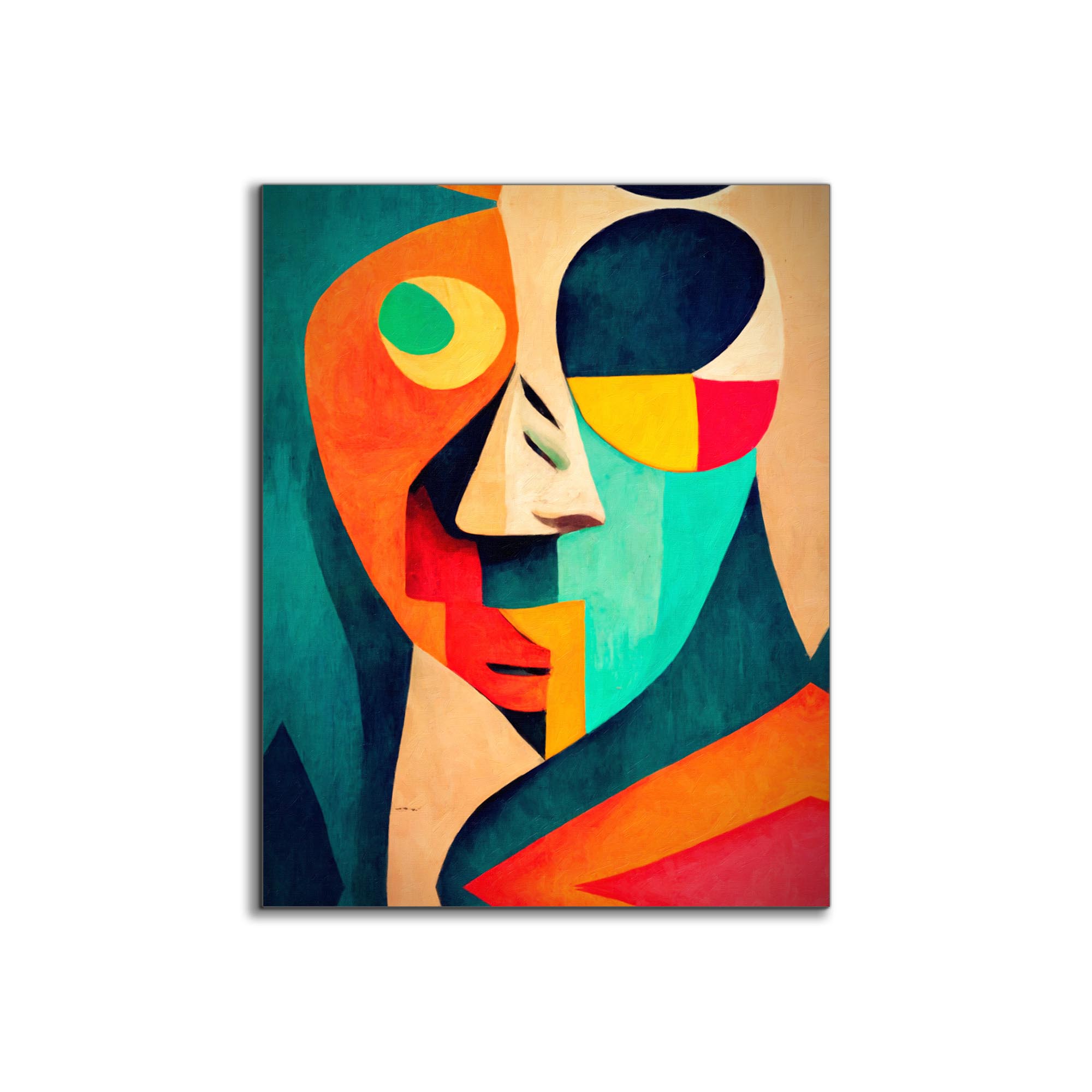Wall art Picasso style digital art