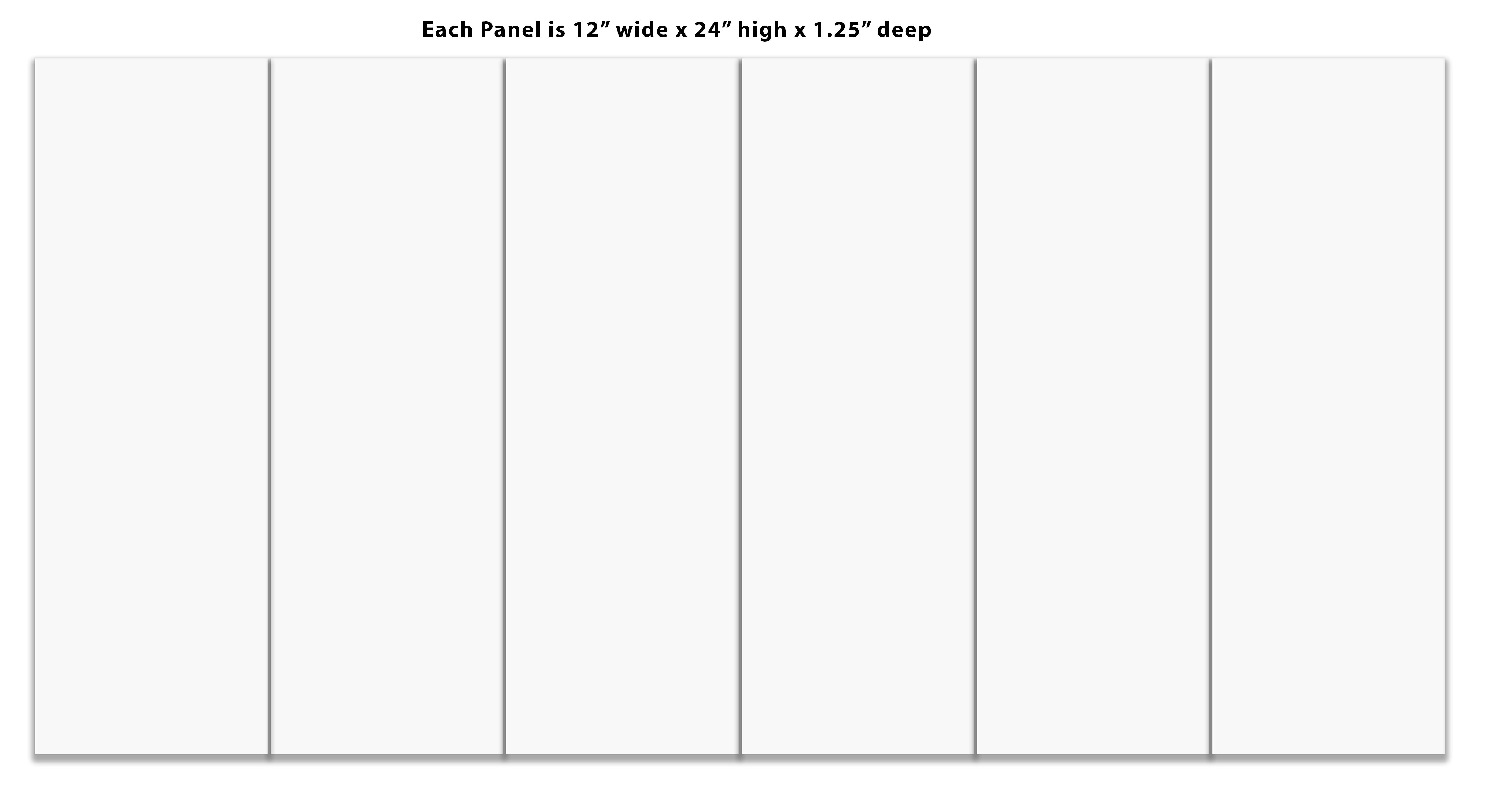 Split Canvas Prints 6 Panel 12" x 24"