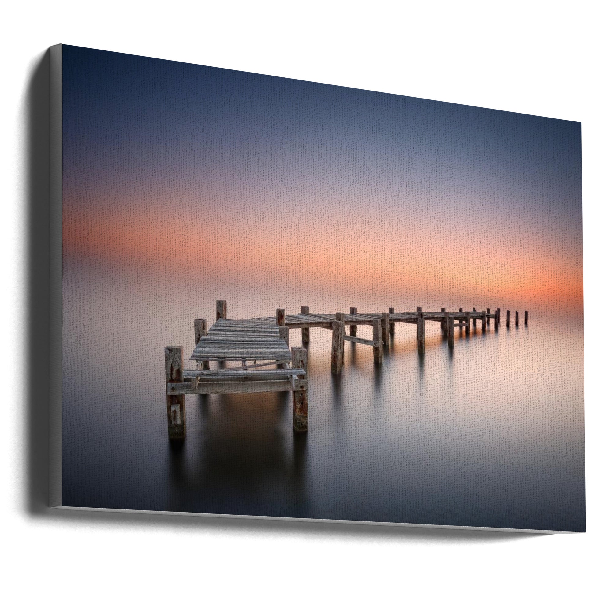 Wall art Old pier II. Harbour panorama.