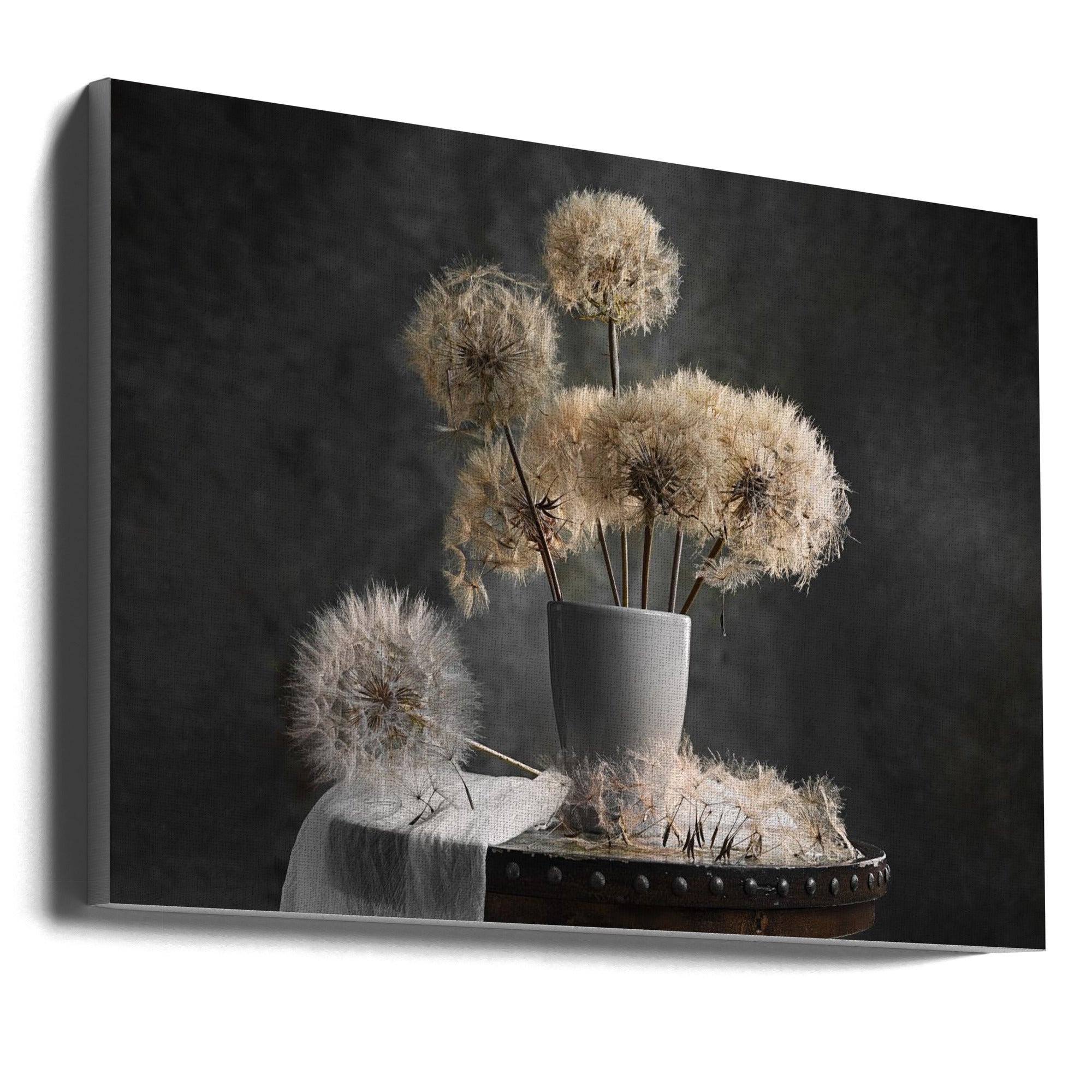 Dandelion Seed Pod Wall Artwork Gallery Wrapped (Ready to Hang)