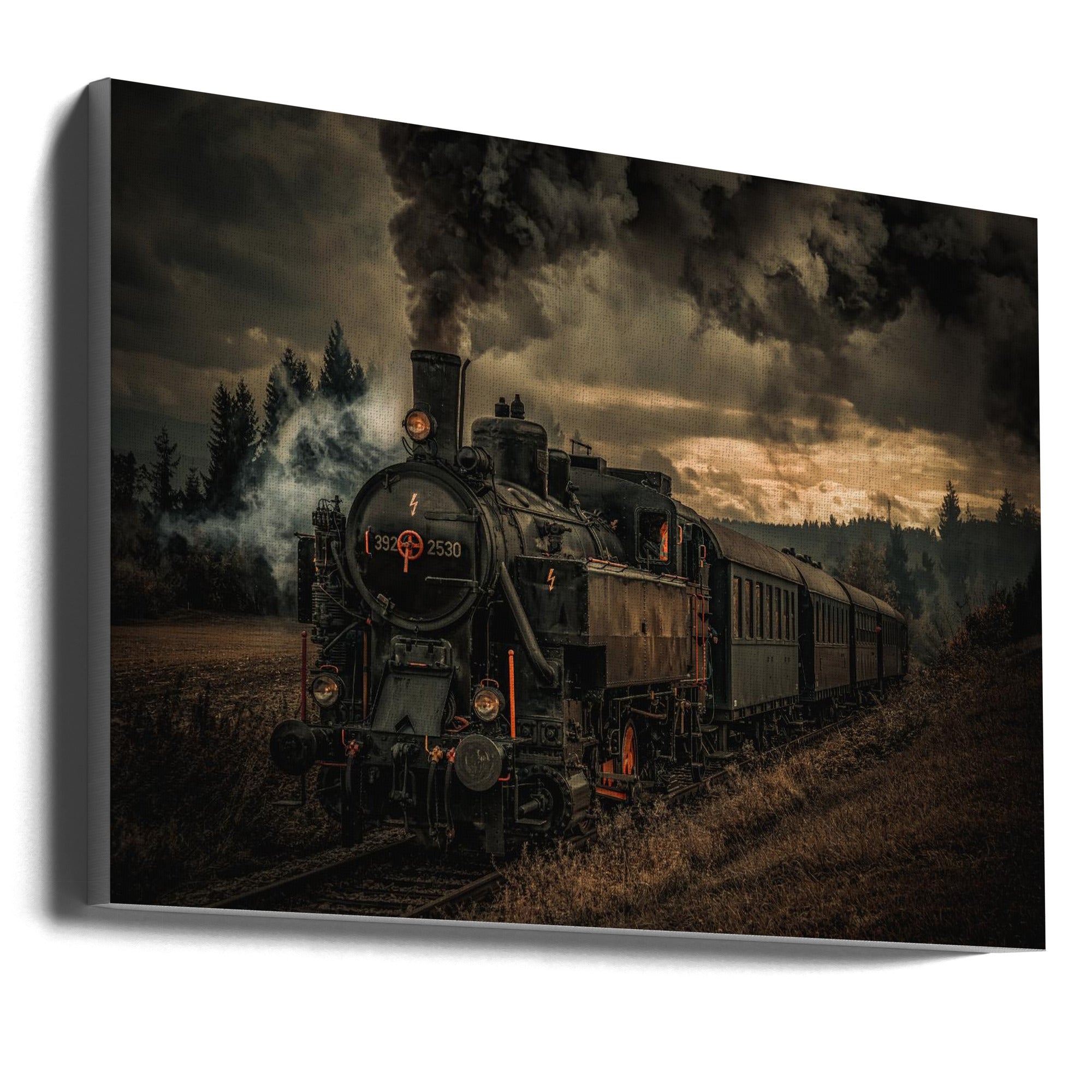 Gold digger train Wall Artwork Gallery Wrapped (Ready to Hang)