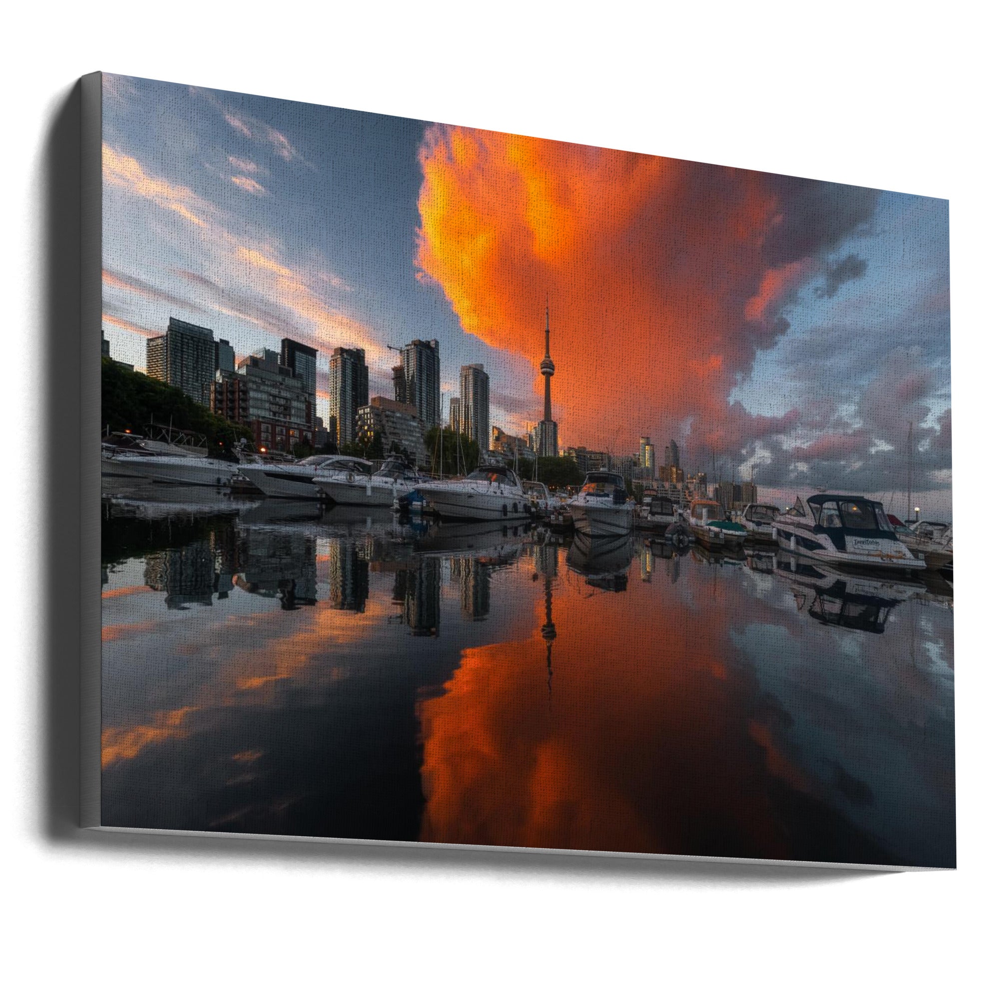 Wall art Burn in Toronto Canvas Print
