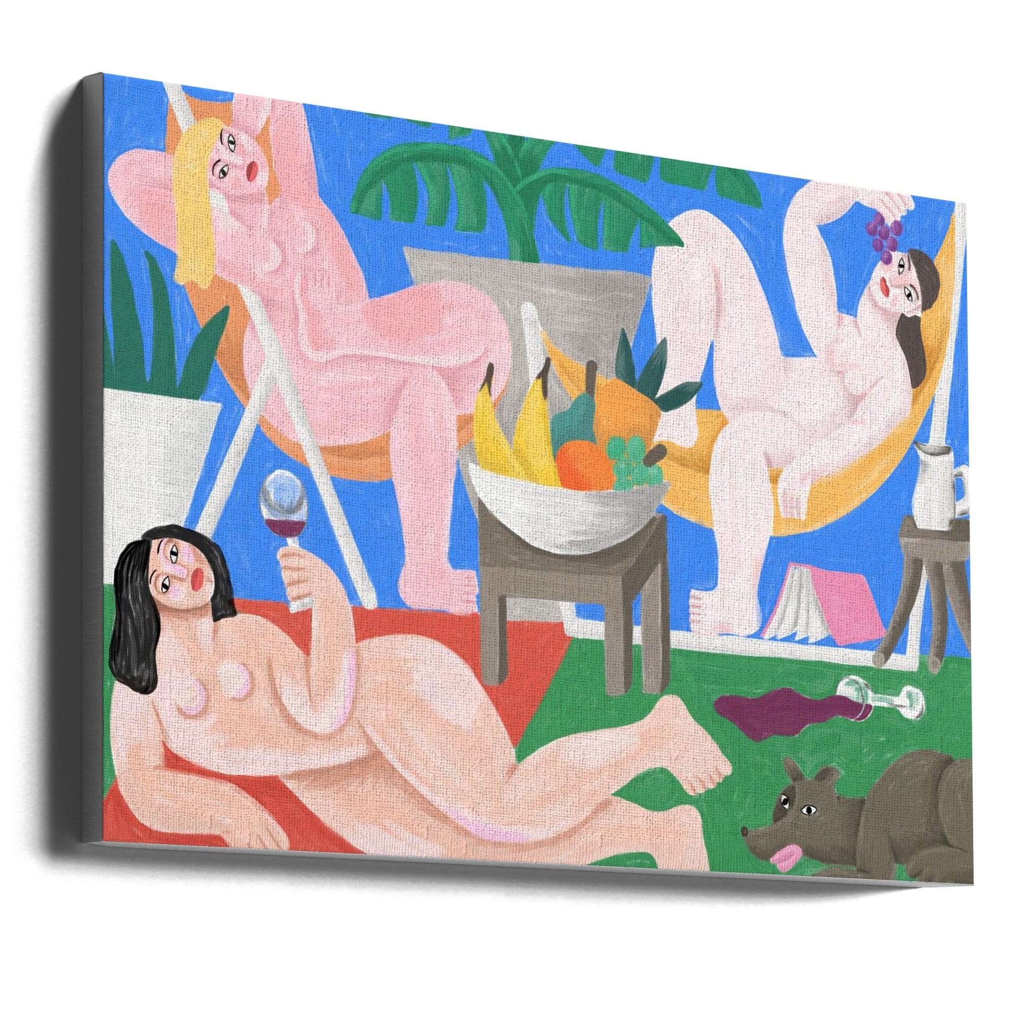 Le Pique Nique Wall Artwork Gallery Wrapped (Ready to Hang)