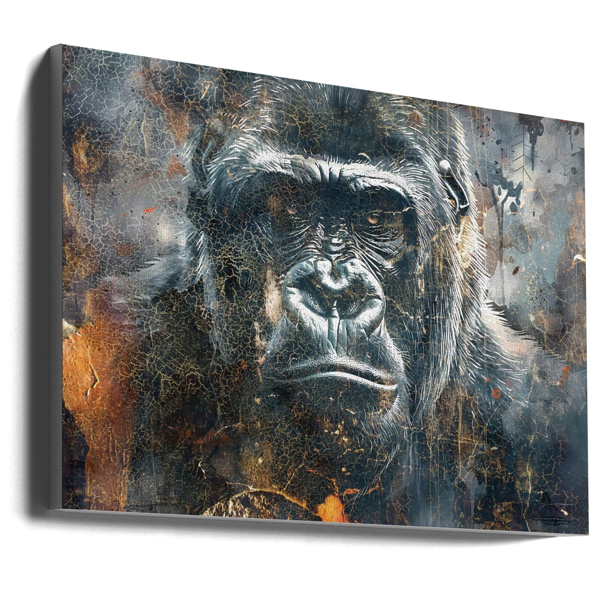 Abstract Art Canvas Print-wall-art-animal-vintage-art-illustration-wallart-04-36X24