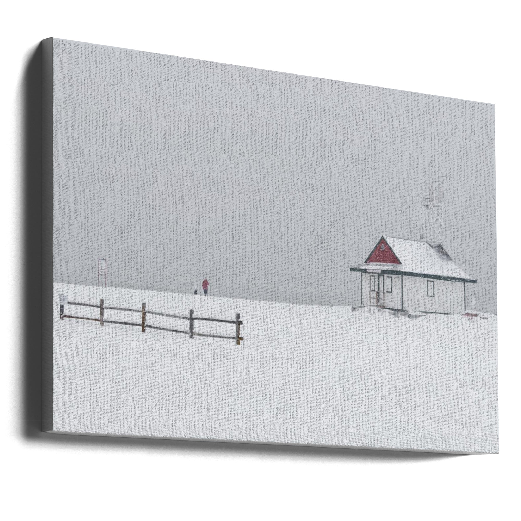 Guild House on the beach I-Wall Art Gallery Wrapped (Ready to Hang)-36X24inches