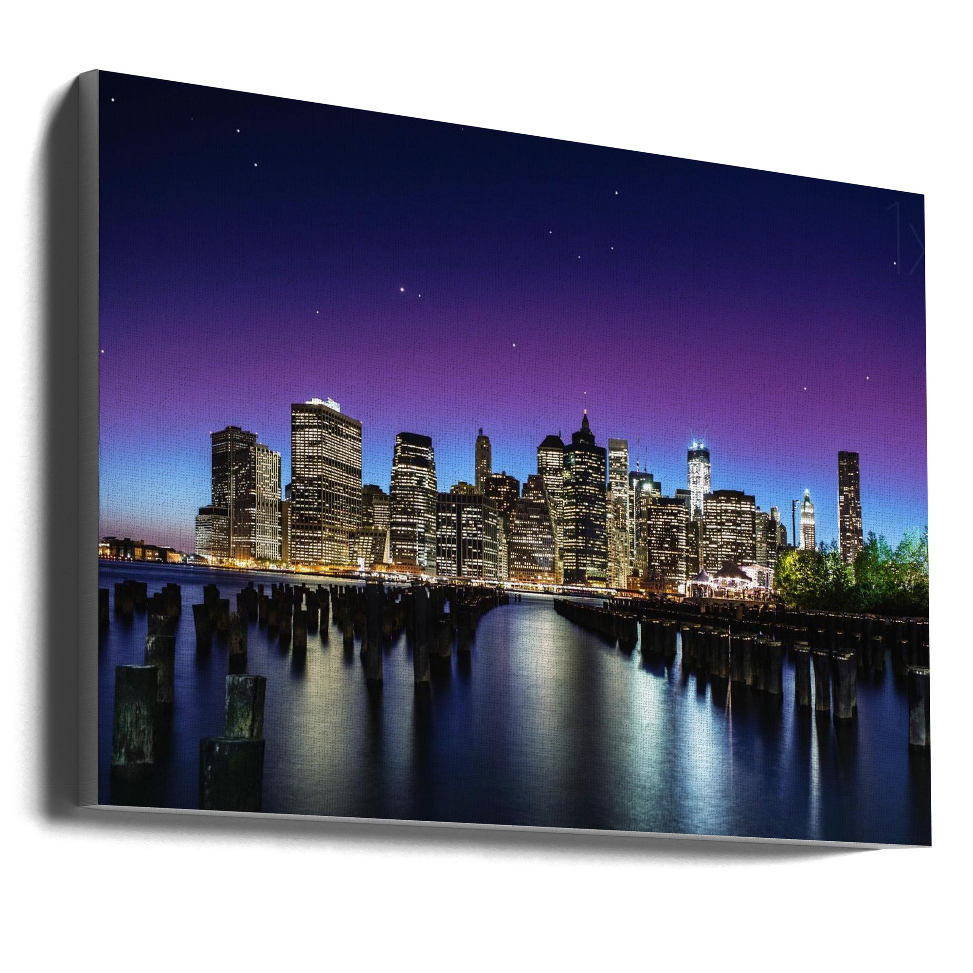 Wall ArtNew York Sky Line 36X24inch Gallery Wrapped (Ready to Hang)