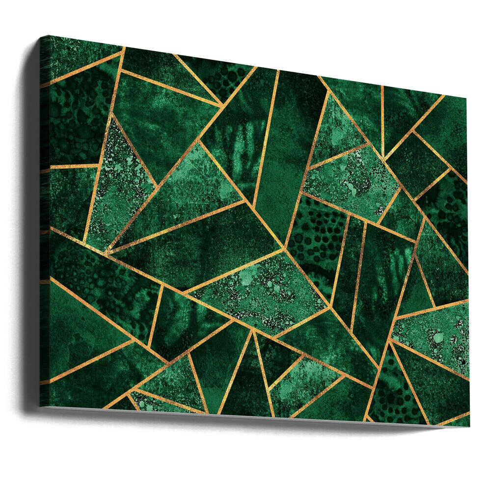 Wall art Deep Emerald