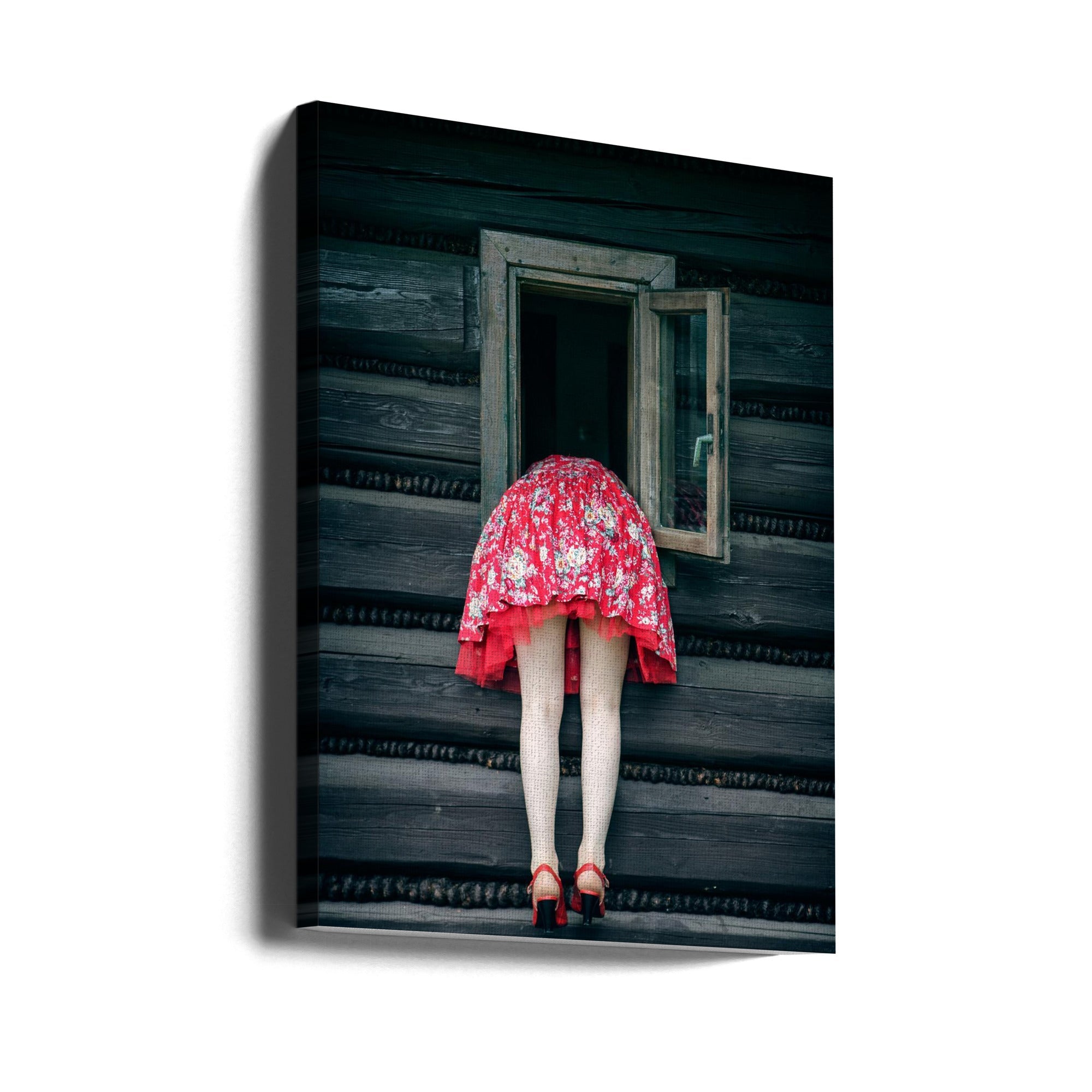 Getting out - getting in Wall Artwork Gallery Wrapped (Ready to Hang)