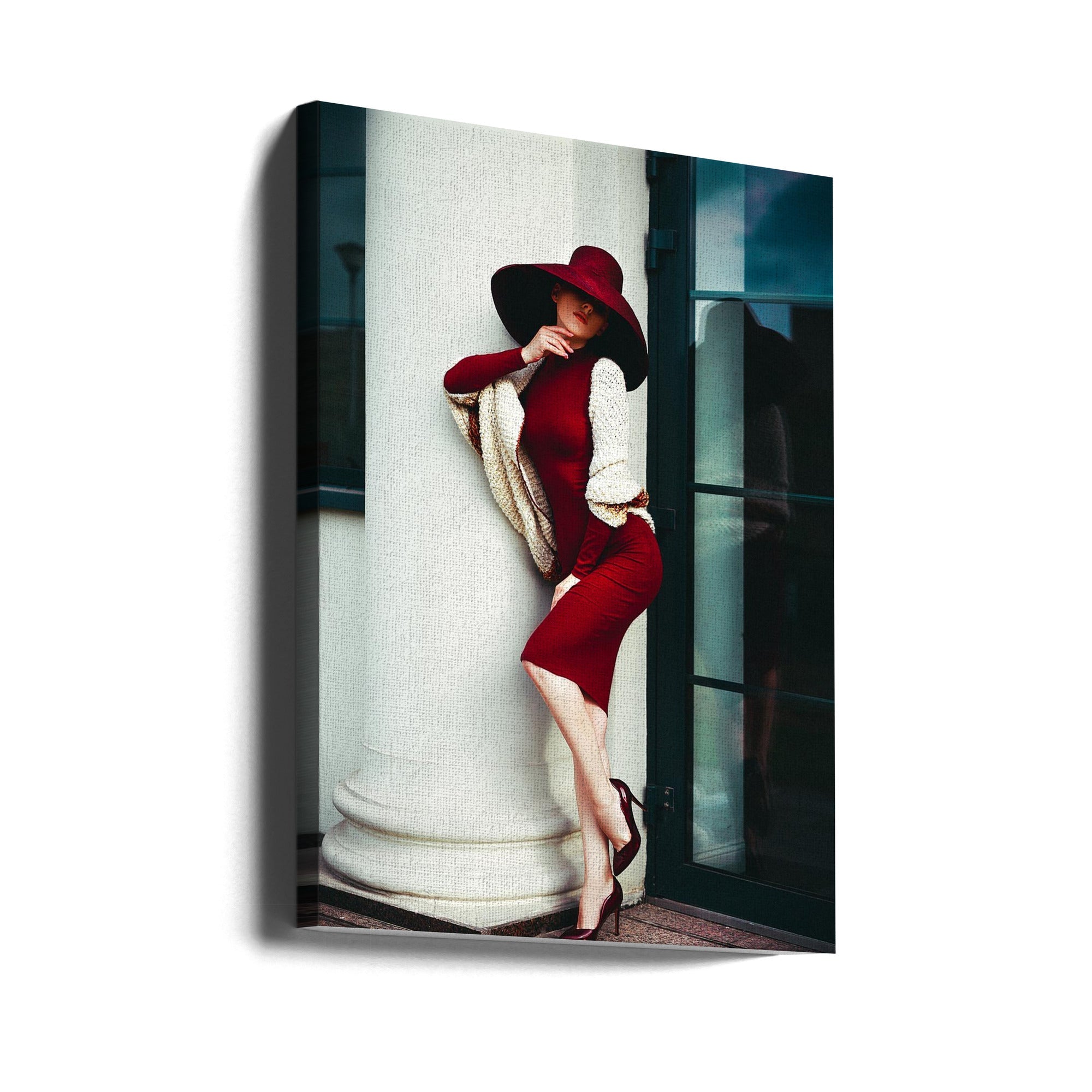 Elegance is the only beauty that never fades Wall Artwork Gallery Wrapped (Ready to Hang)