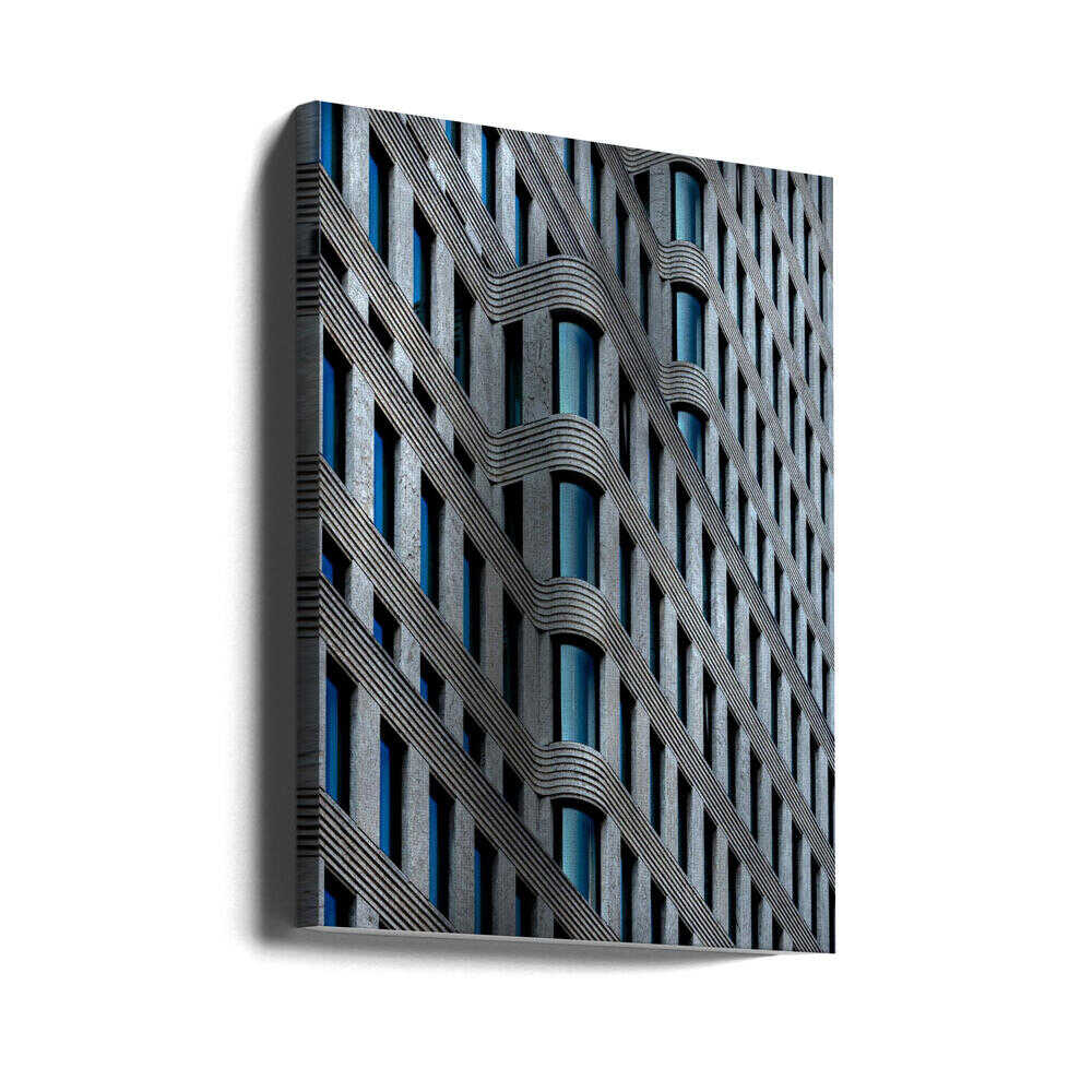 Wall art curvaceous facade