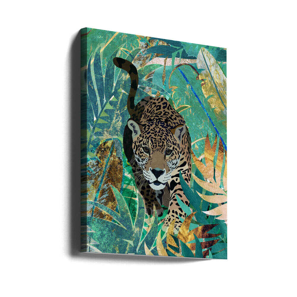 Wall art Jaguar Jungle 2