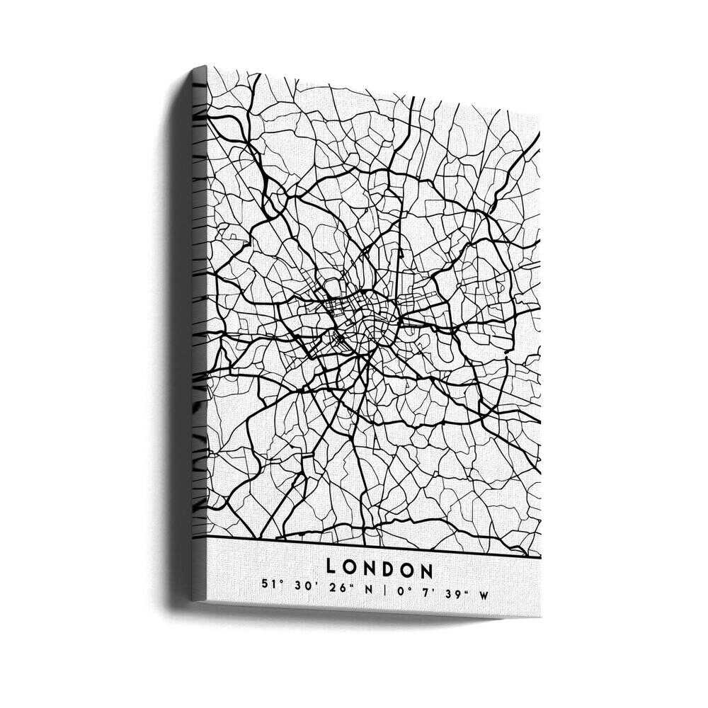 Wall art Black Maps 41