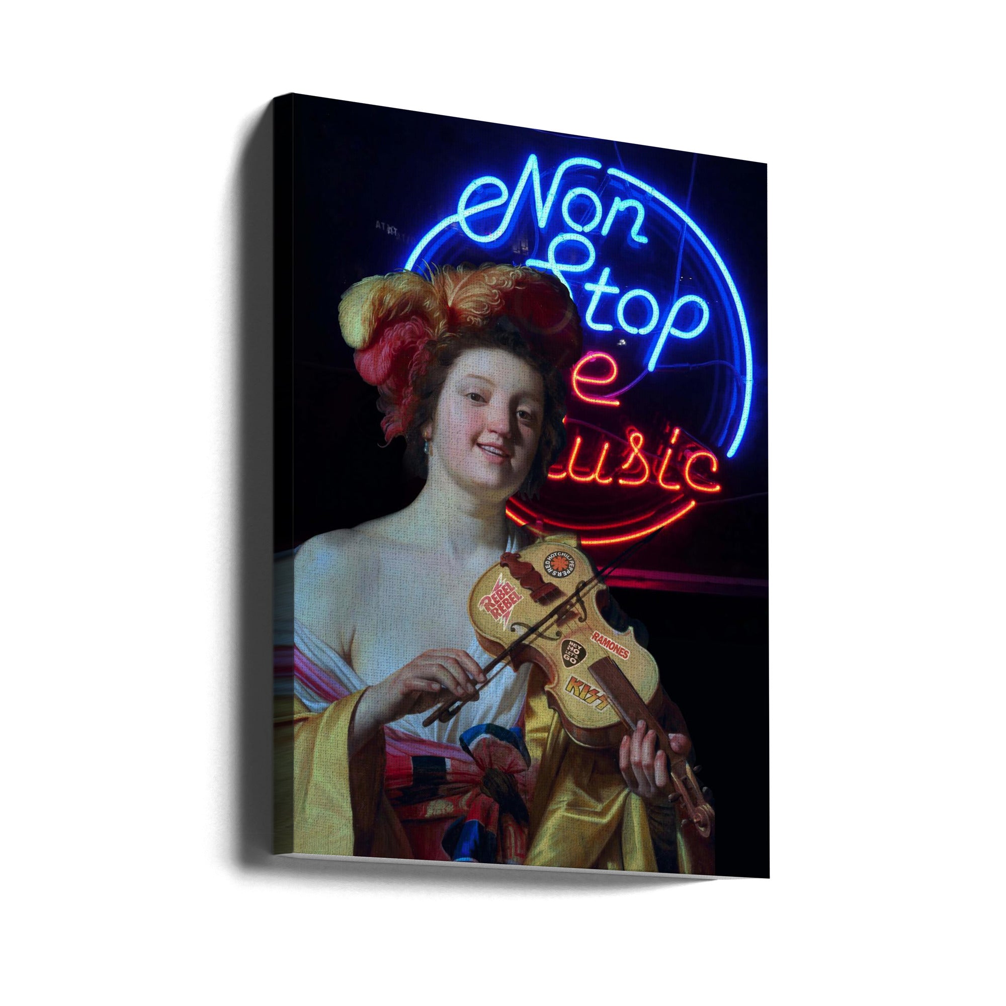 Wall art Non Stop the Music Canvas Print