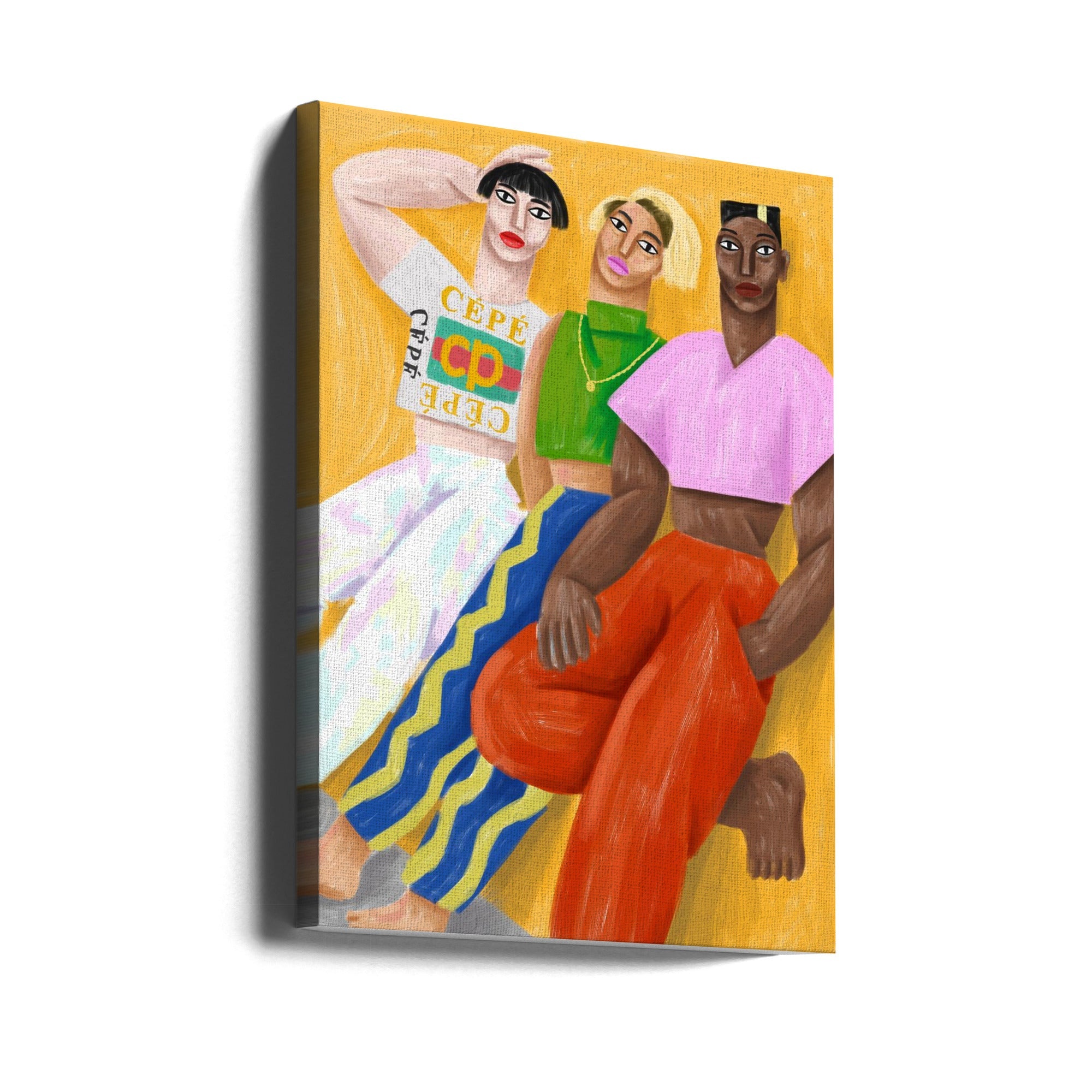 Faites Le Mur Wall Artwork Gallery Wrapped (Ready to Hang)