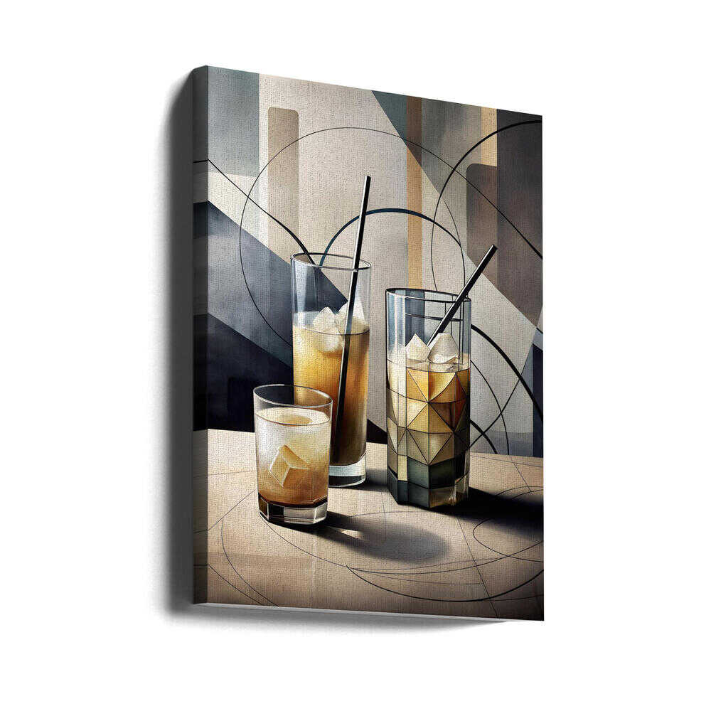 Wall art Cubist Cocktails