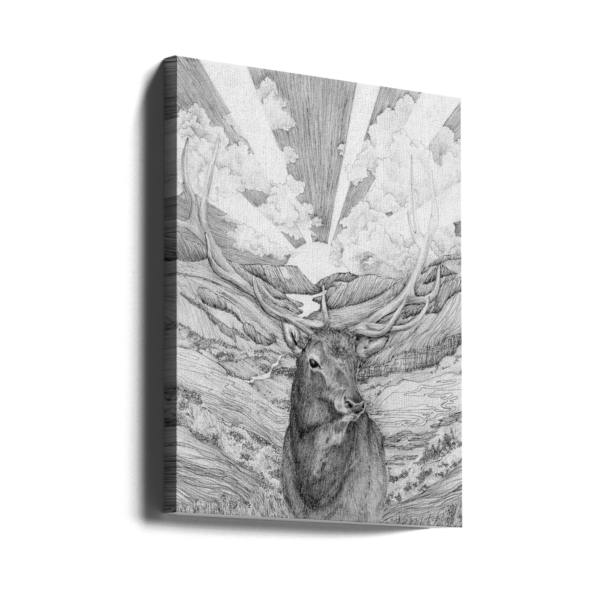 Rise With the Sun Original Wall Artwork Gallery Wrapped (Ready to Hang)