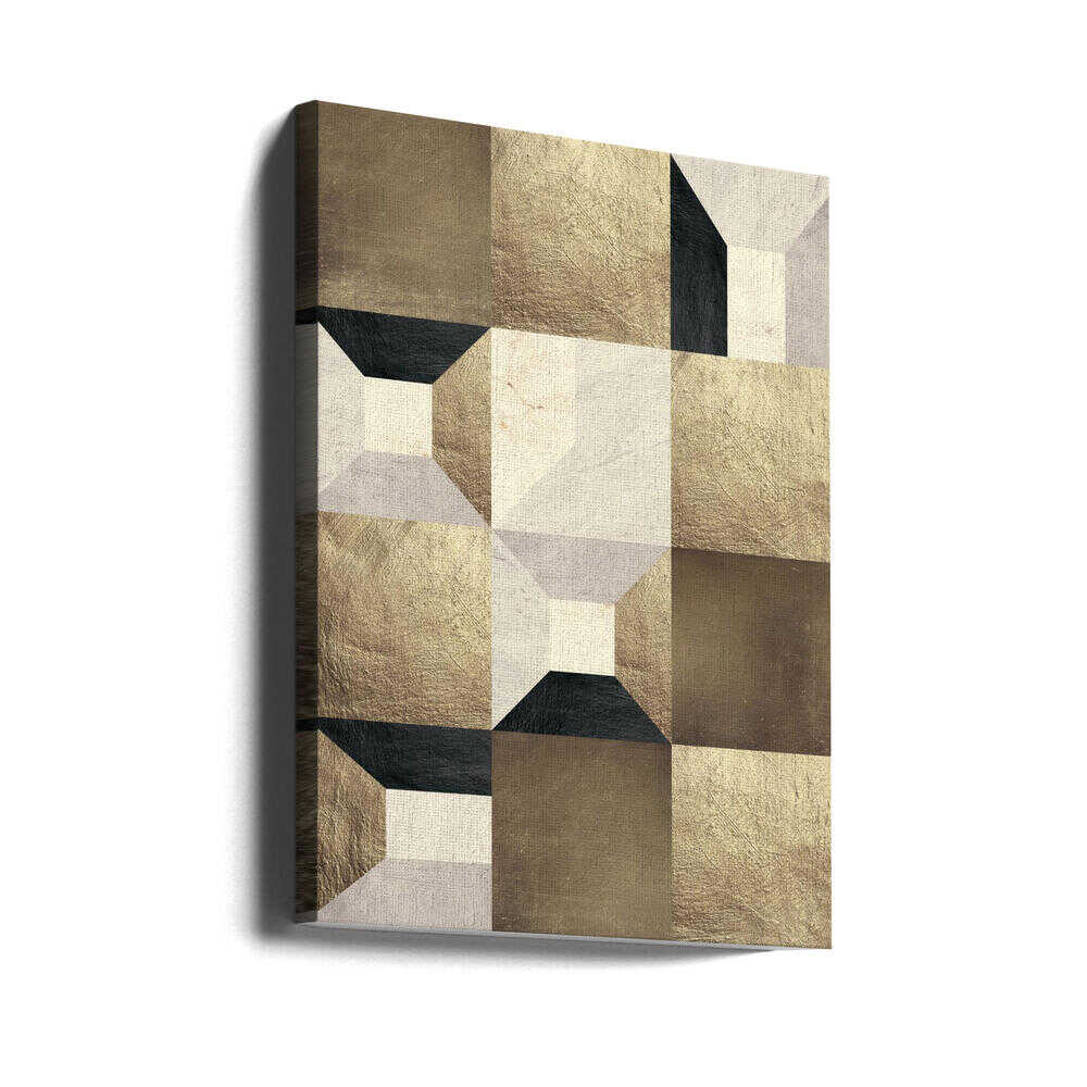 Wall art Geometric Gold Rhythm