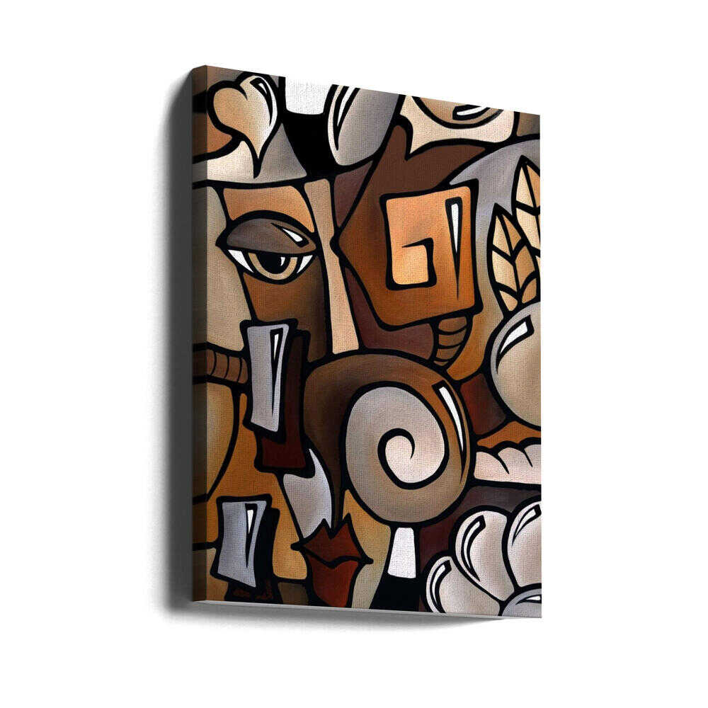 Wall art Dynamic Cubist Harmony