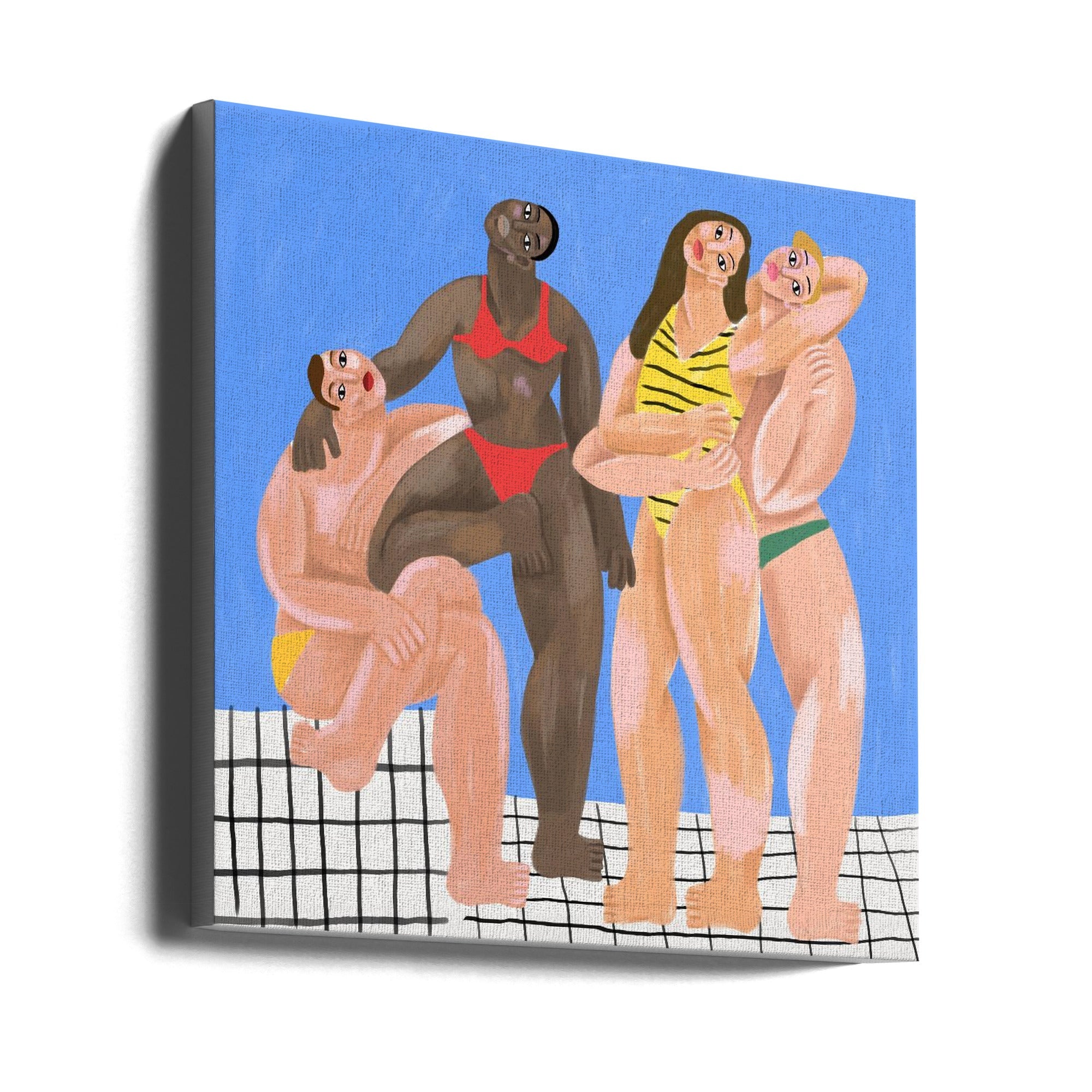 La Piscine Wall Artwork Gallery Wrapped (Ready to Hang)