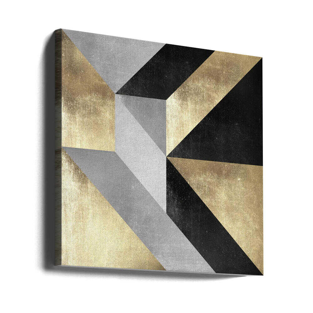 Wall art Gold Geometry