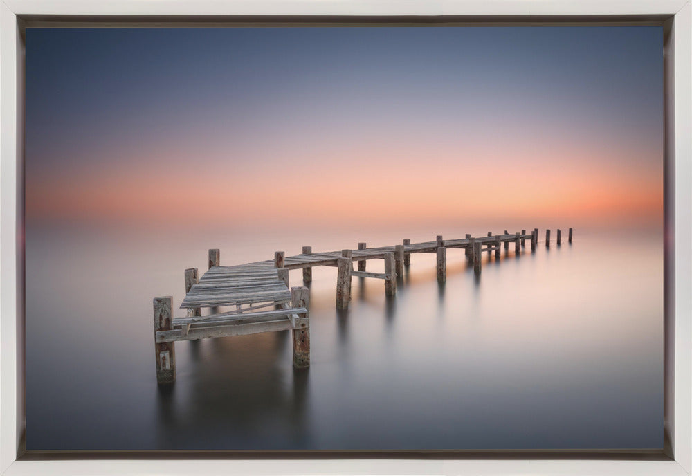 Wall art Old pier II. Harbour panorama.
