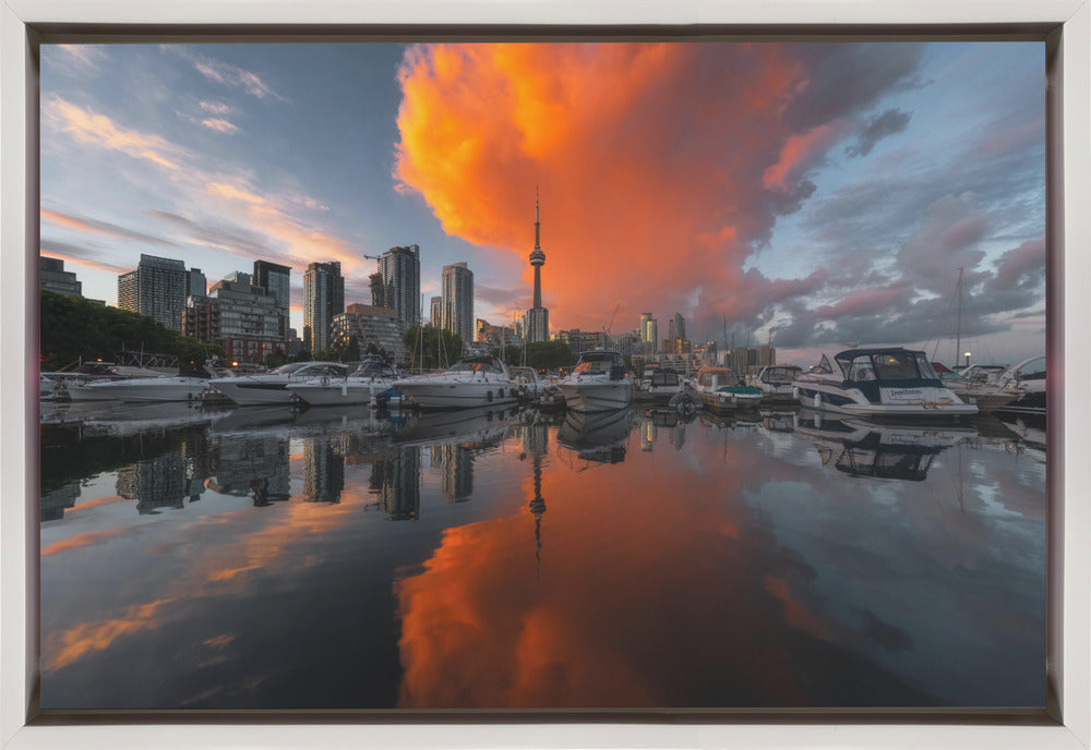 Wall art Burn in Toronto Canvas Print