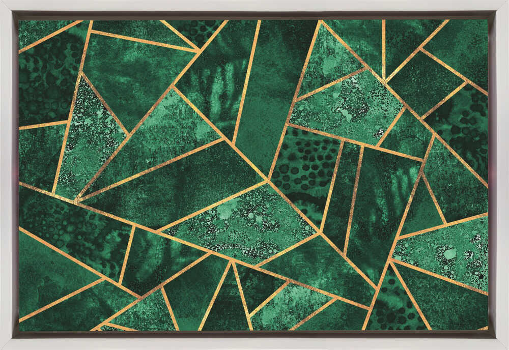 Wall art Deep Emerald