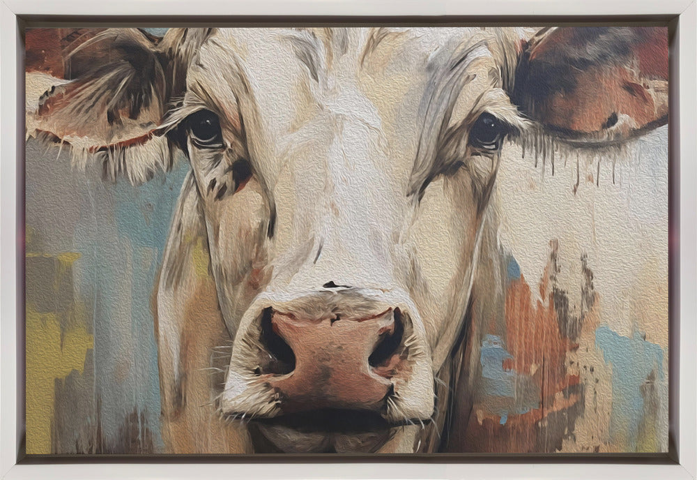 Cow No 1 Wall Artwork Gallery Wrapped (Ready to Hang)