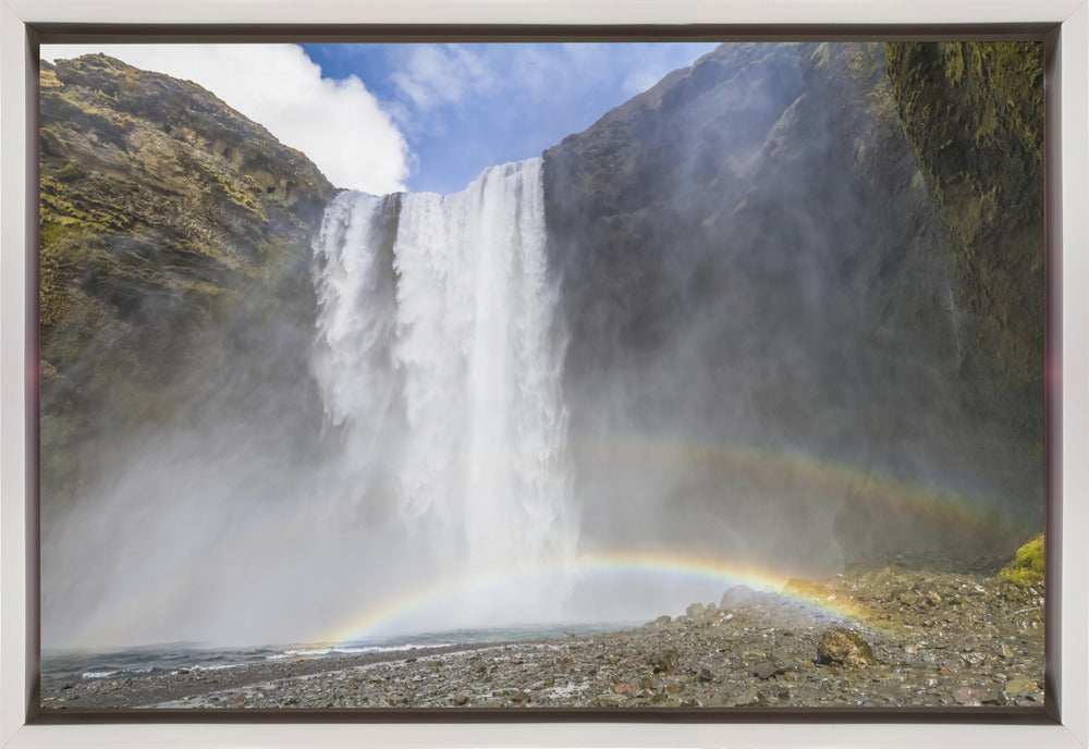 Landscape Photography Canvas Print-wall-art-iceland-skogafoss-36X24