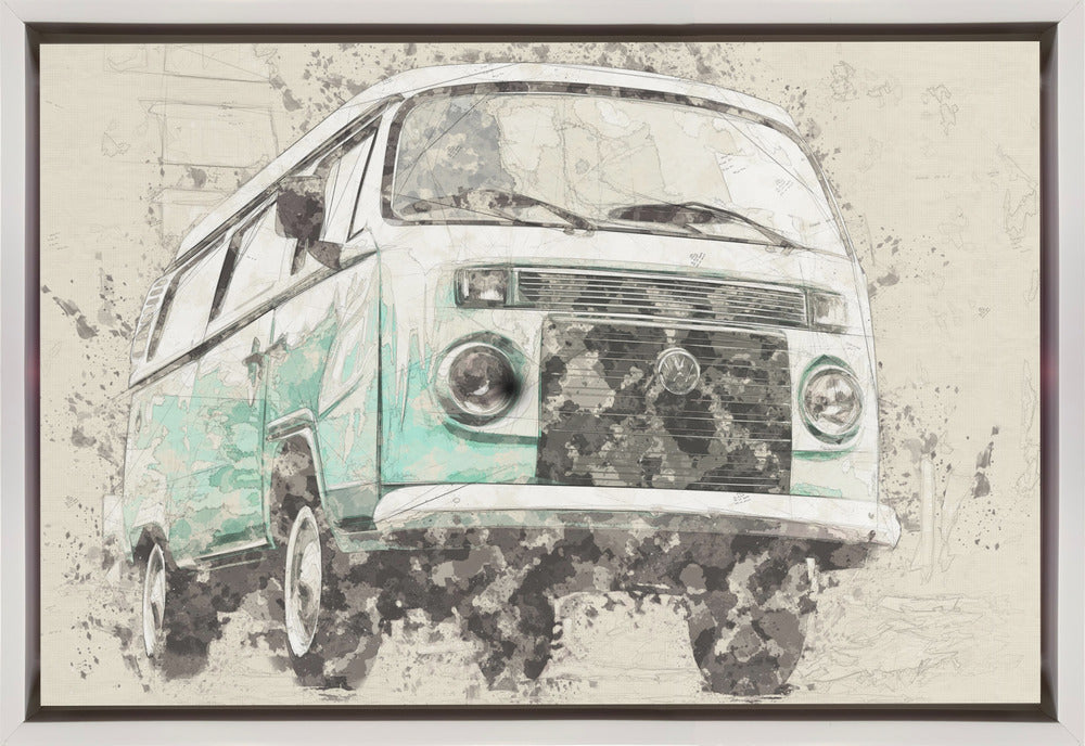 Wall art Volkswagen Combi