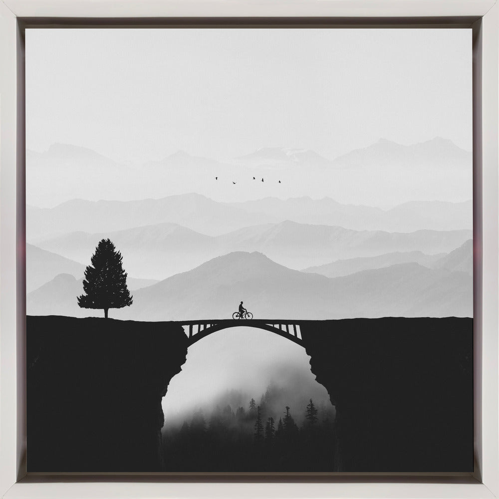 Dream vacation Wall Artwork In Black Floating Frame