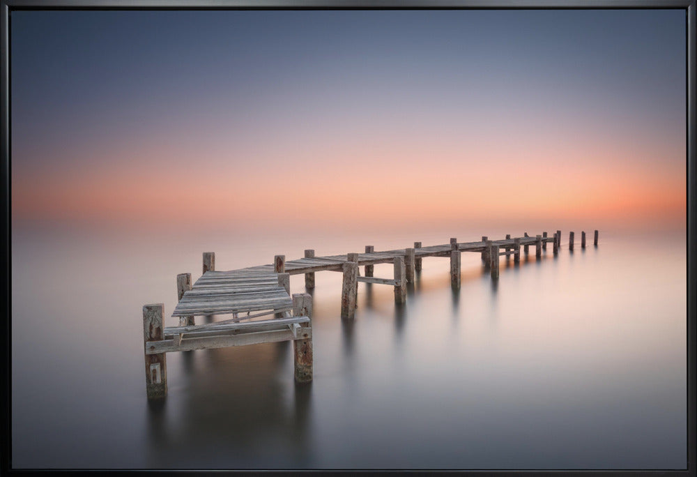 Wall art Old pier II. Harbour panorama.