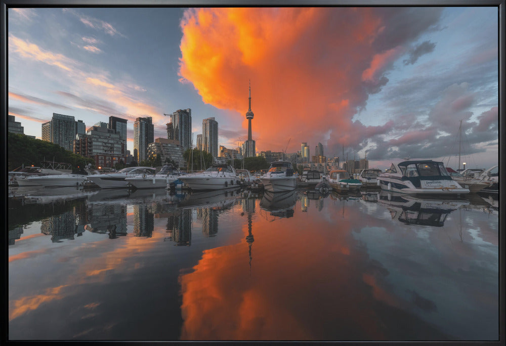 Wall art Burn in Toronto Canvas Print