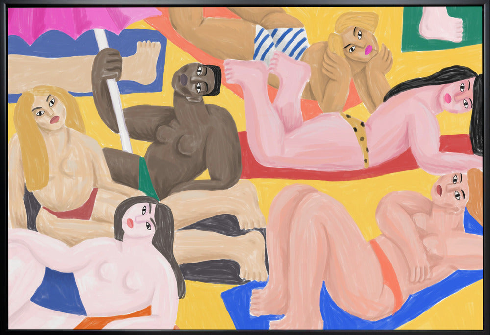 La Plage Wall Artwork Gallery Wrapped (Ready to Hang)