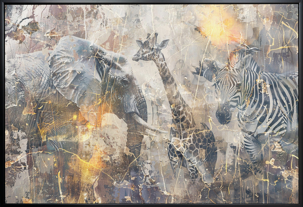 Abstract Art Canvas Print-wall-art-african-art-illustration-wallart-114-36X24