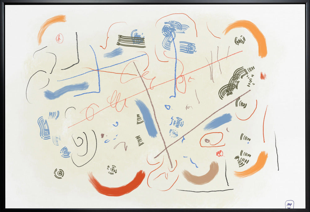 Abstract Art Canvas Print-wall-art-tang-36X24inches